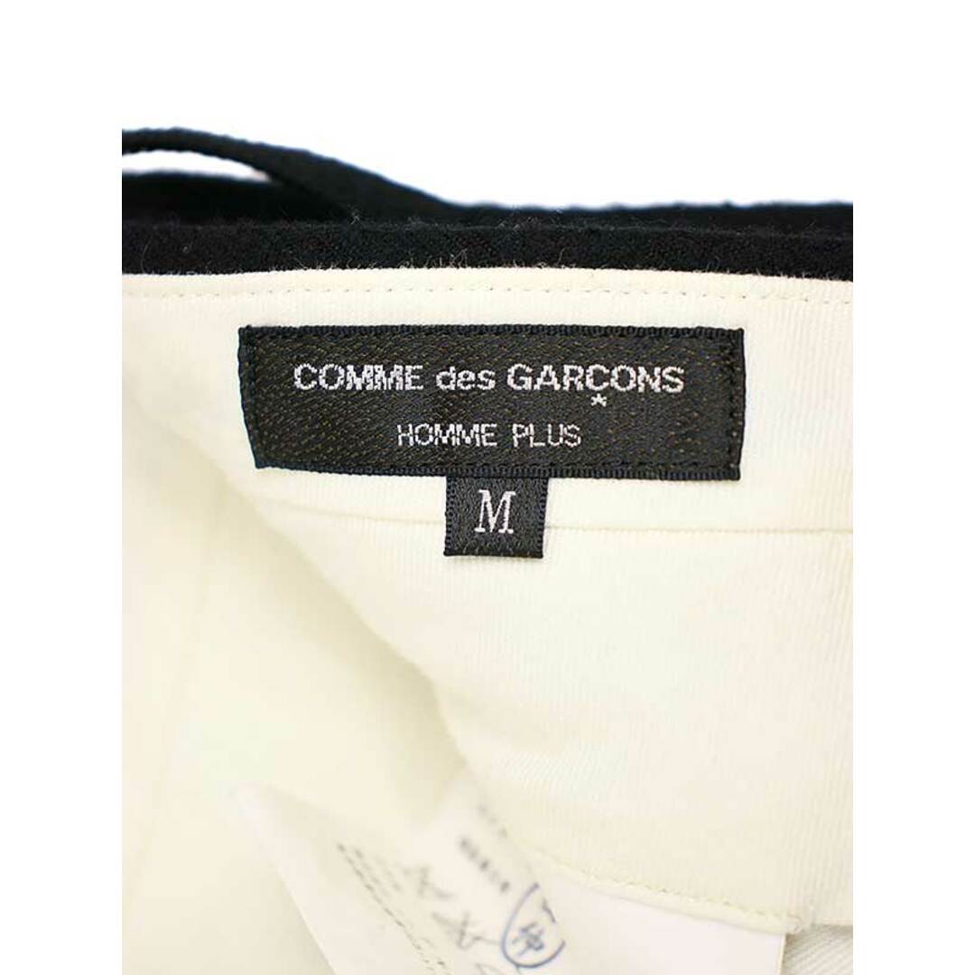 COMME des GARCONS HOMME PLUS(コムデギャルソンオムプリュス)のCOMME des GARCONS HOMME PLUS コム デギャルソンオムプリュス 2004AW ウールフラノ3Bセットアップスーツ ブラック ジャケットS パンツM メンズのスーツ(セットアップ)の商品写真