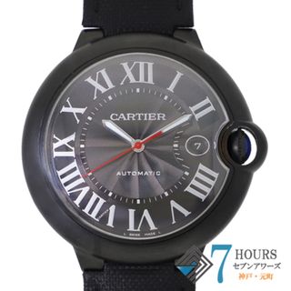 カルティエ(Cartier)の【118546】CARTIER カルティエ  WSBB0015 バロンブルー ブラックダイヤル SS/ナイロン 自動巻き ギャランティーカード 純正ボックス 腕時計 時計 WATCH メンズ 男性 男 紳士【中古】(腕時計(アナログ))