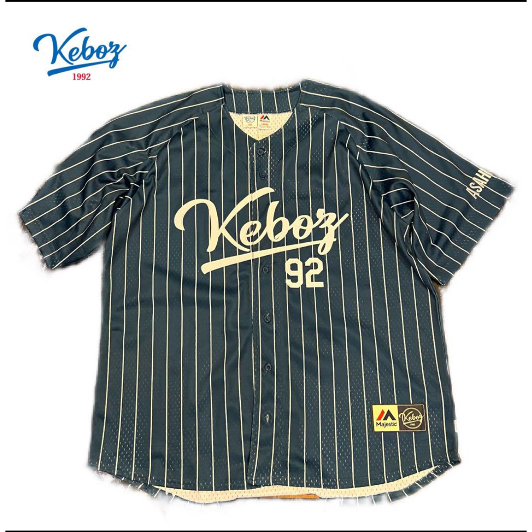 keboz ケボズ ベースボールシャツ 半袖 MAJESTIC×KEBOZ 日本公式通販