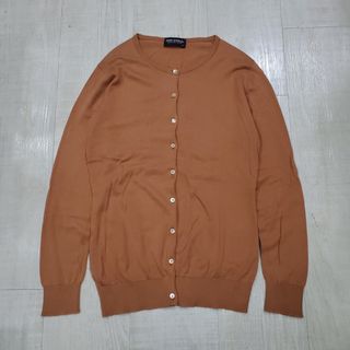 ジョンスメドレー(JOHN SMEDLEY)のジョンスメドレー クルーネック カーディガン コットン ニットカーディガン 羽織(カーディガン)