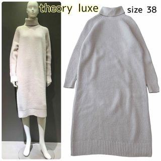 theory luxe コットンシルク ティアードノースリーブ ブラック 38