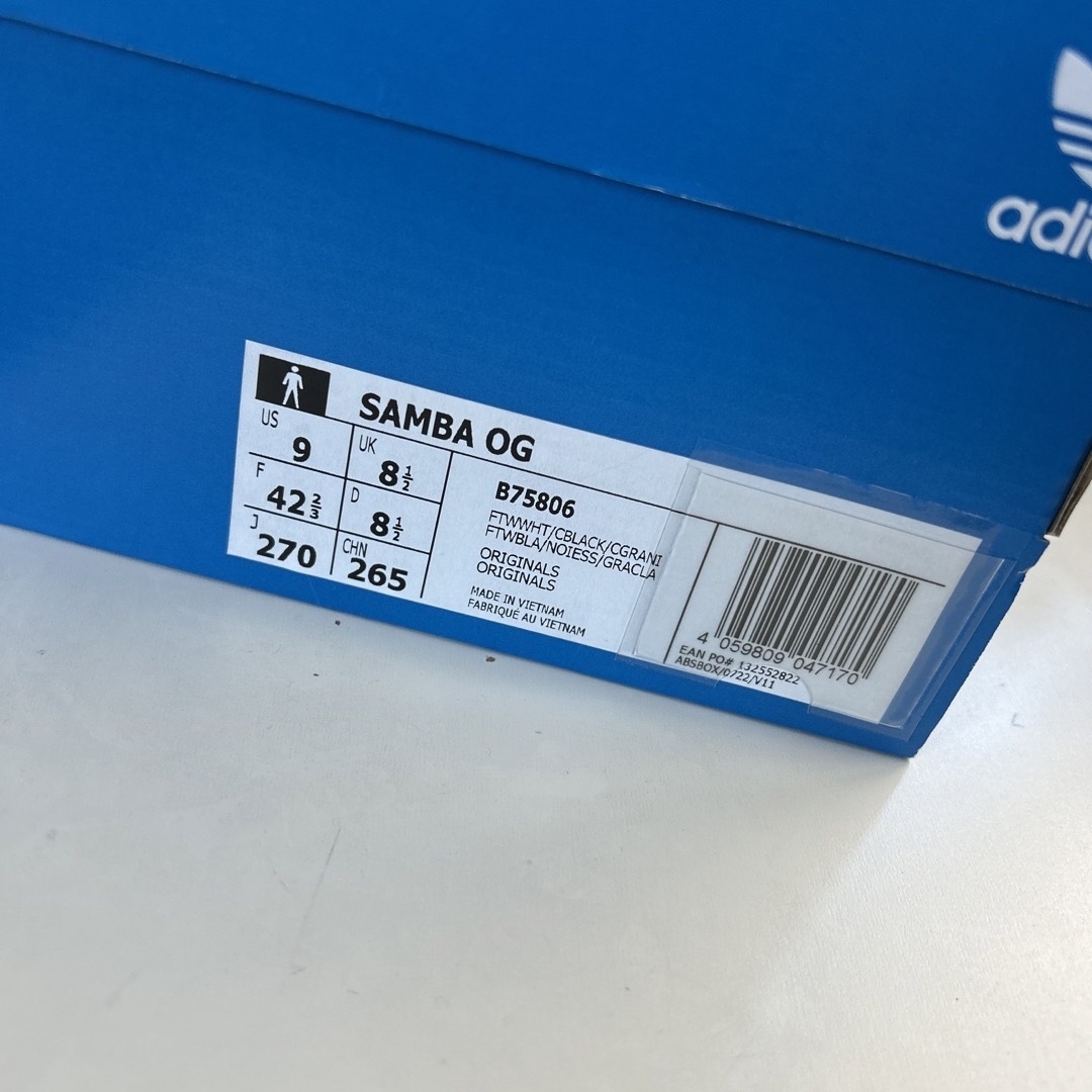 adidas(アディダス)のadidas Samba OG "Cloud White/Core Black" メンズの靴/シューズ(スニーカー)の商品写真