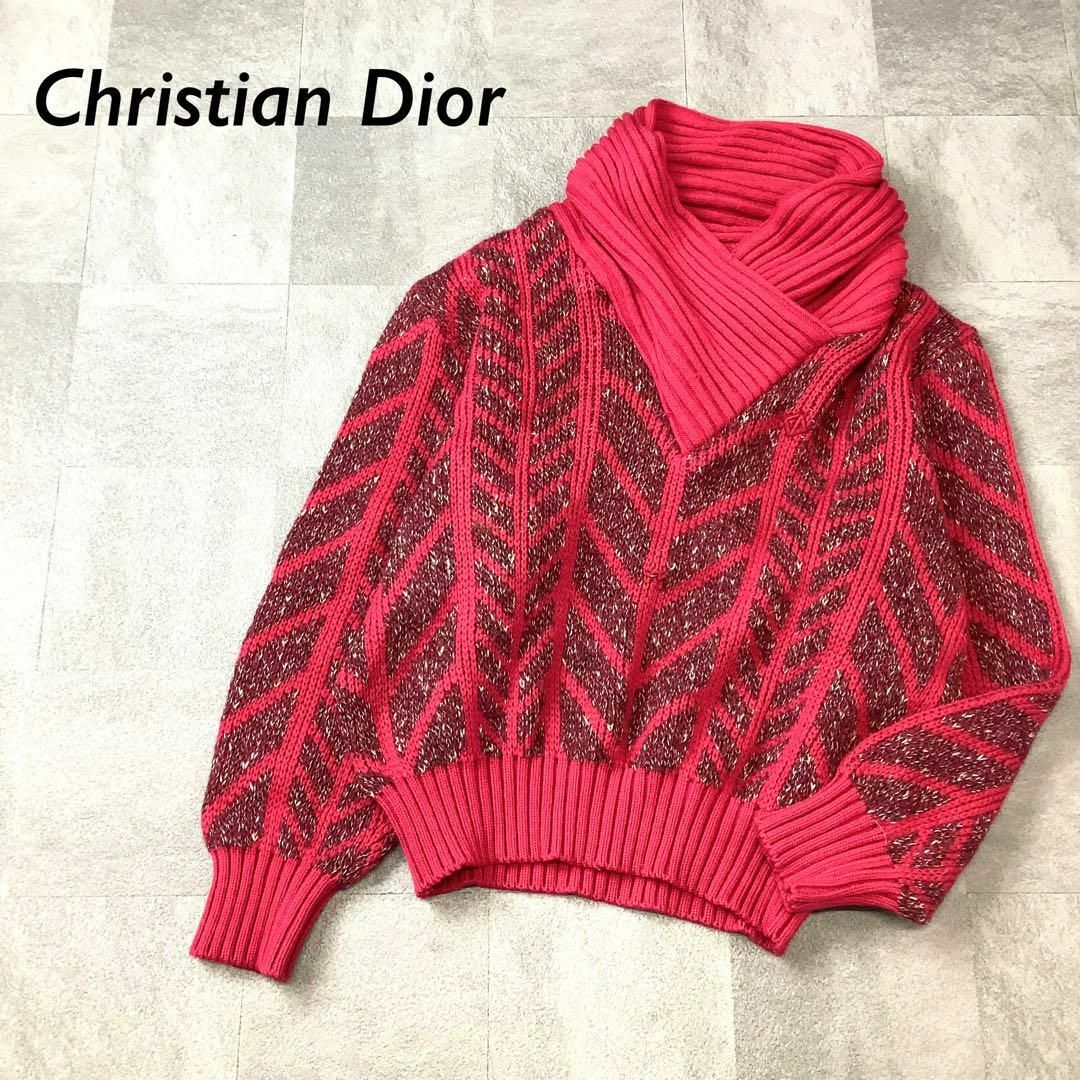 今月激安商品 Christian Dior クリスチャンディオール 総柄 ウール