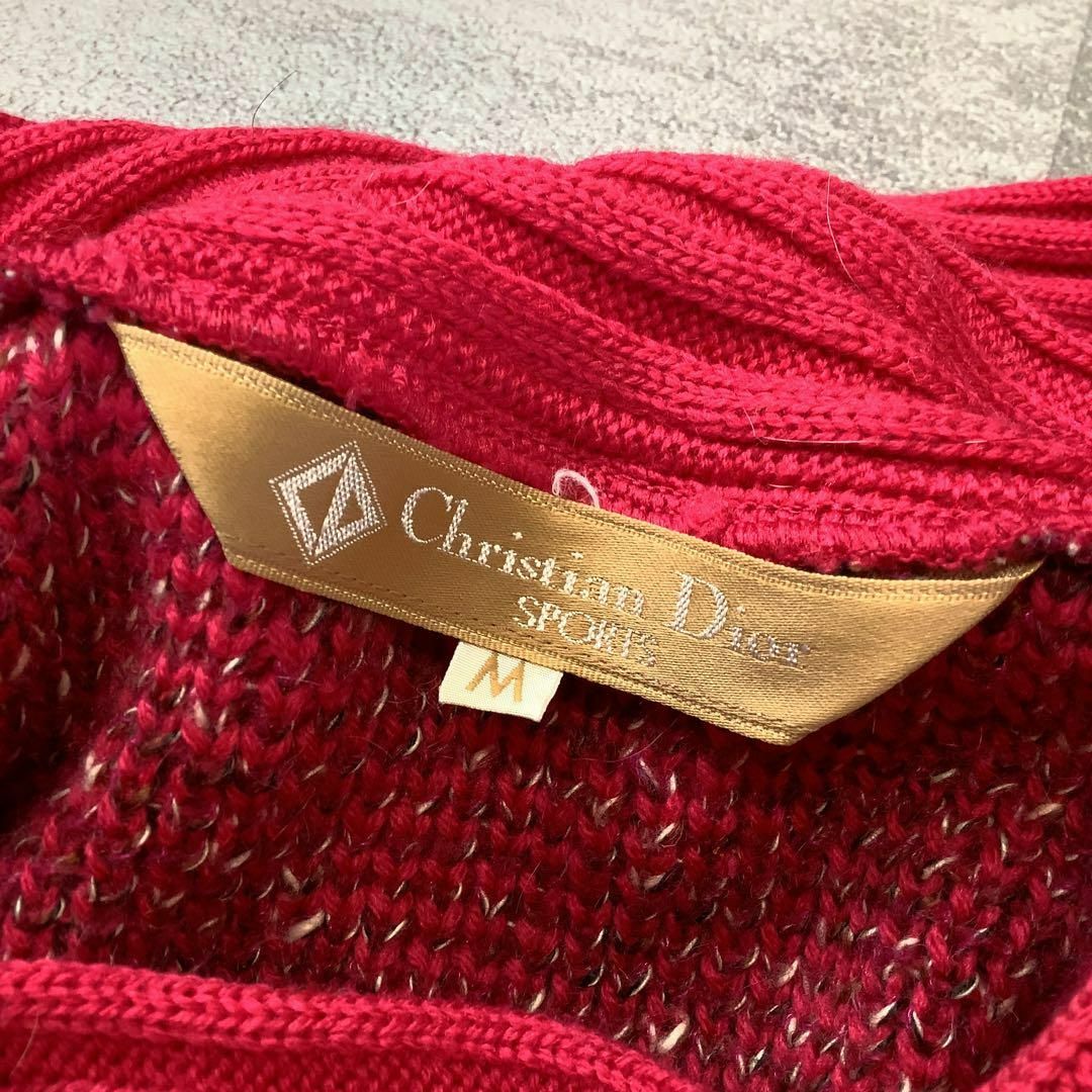Christian Dior(クリスチャンディオール)のChristian Dior クリスチャンディオール 総柄 ウールニット レディースのトップス(ニット/セーター)の商品写真