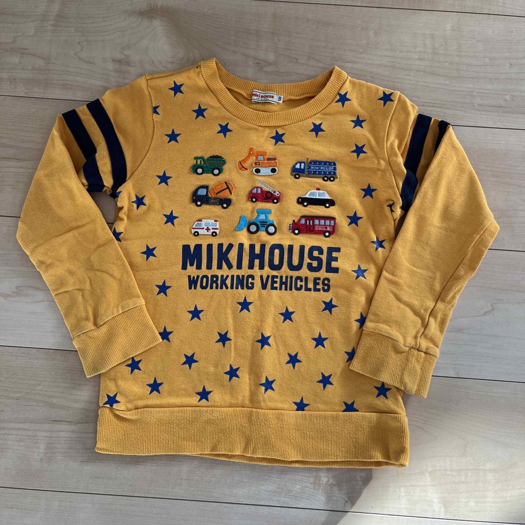 mikihouse(ミキハウス)の130 長袖　トレーナー キッズ/ベビー/マタニティのキッズ服男の子用(90cm~)(Tシャツ/カットソー)の商品写真