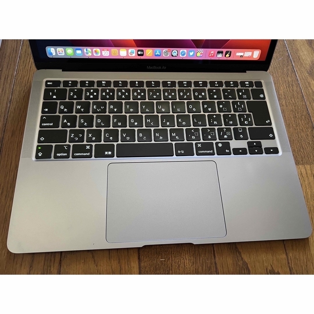 Mac (Apple)(マック)のMacBook Air 2020 M1チップ スペースグレー 256GB スマホ/家電/カメラのPC/タブレット(ノートPC)の商品写真