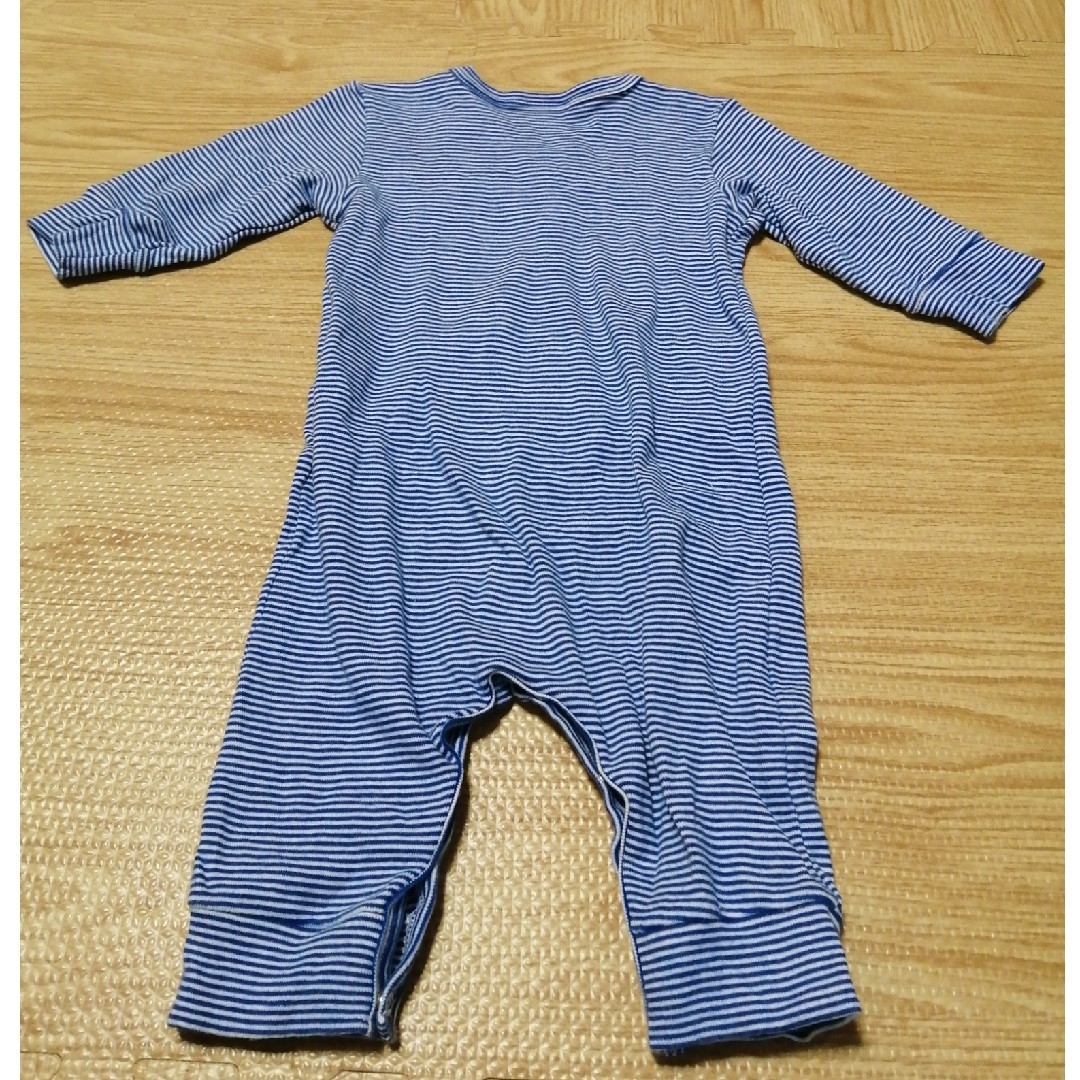 PETIT BATEAU(プチバトー)のプチバトー　長袖ロンパース　67cm キッズ/ベビー/マタニティのベビー服(~85cm)(ロンパース)の商品写真