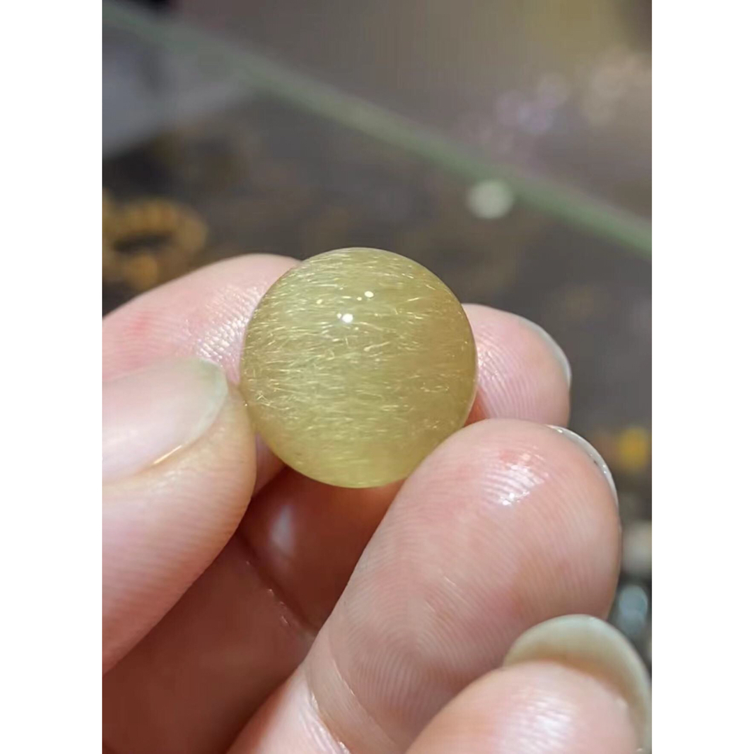 ⭐︎【天然】ゴールドルチルクオーツ 丸玉 16mm ⭐︎【天然】ゴールドルチルクオーツ 丸玉 16mm