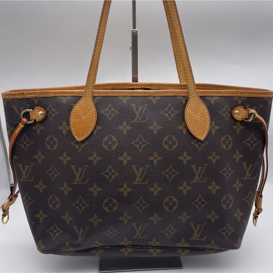 LOUIS VUITTON ネヴァーフル PM トートバッグ モノグラムファスナーポケット×1製造番号