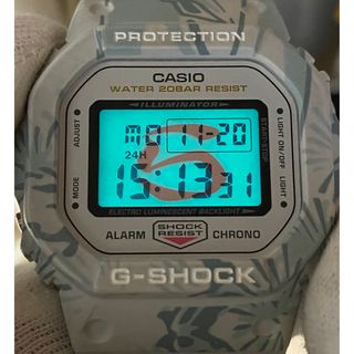 ジーショック(G-SHOCK)のG-SHOCK/七福神/DW-5600/布袋/スピード/限定/時計/グレー/箱付(腕時計(デジタル))