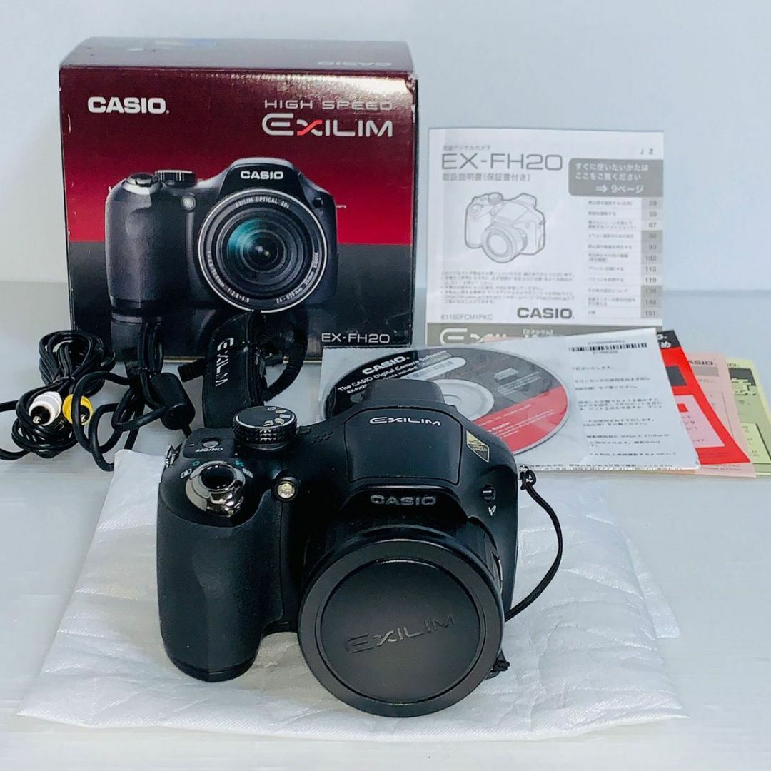 【美品】 CASIO EXILIM EX-FH20 乾電池駆動