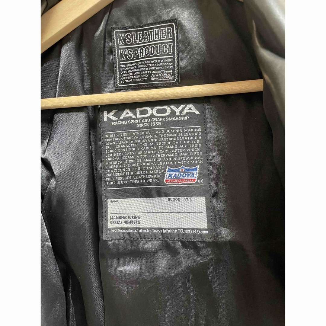 KADOYA - 条件により値下げ可能 カドヤ KADOYA ライダース 革ジャン ...