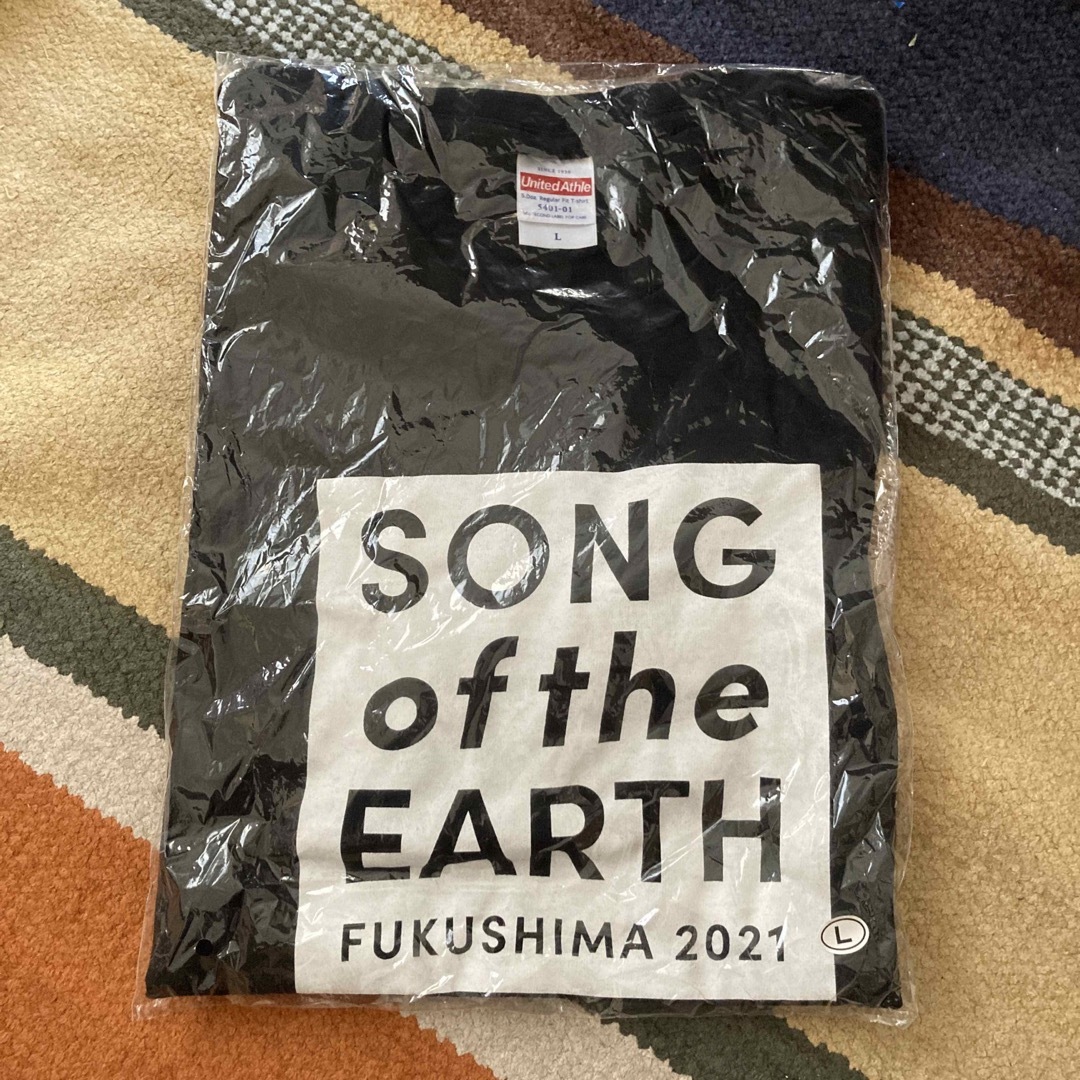 candle june(キャンドルジュン)のsong of the earth FUKUSHIMA 2021 Tシャツ メンズのトップス(Tシャツ/カットソー(半袖/袖なし))の商品写真