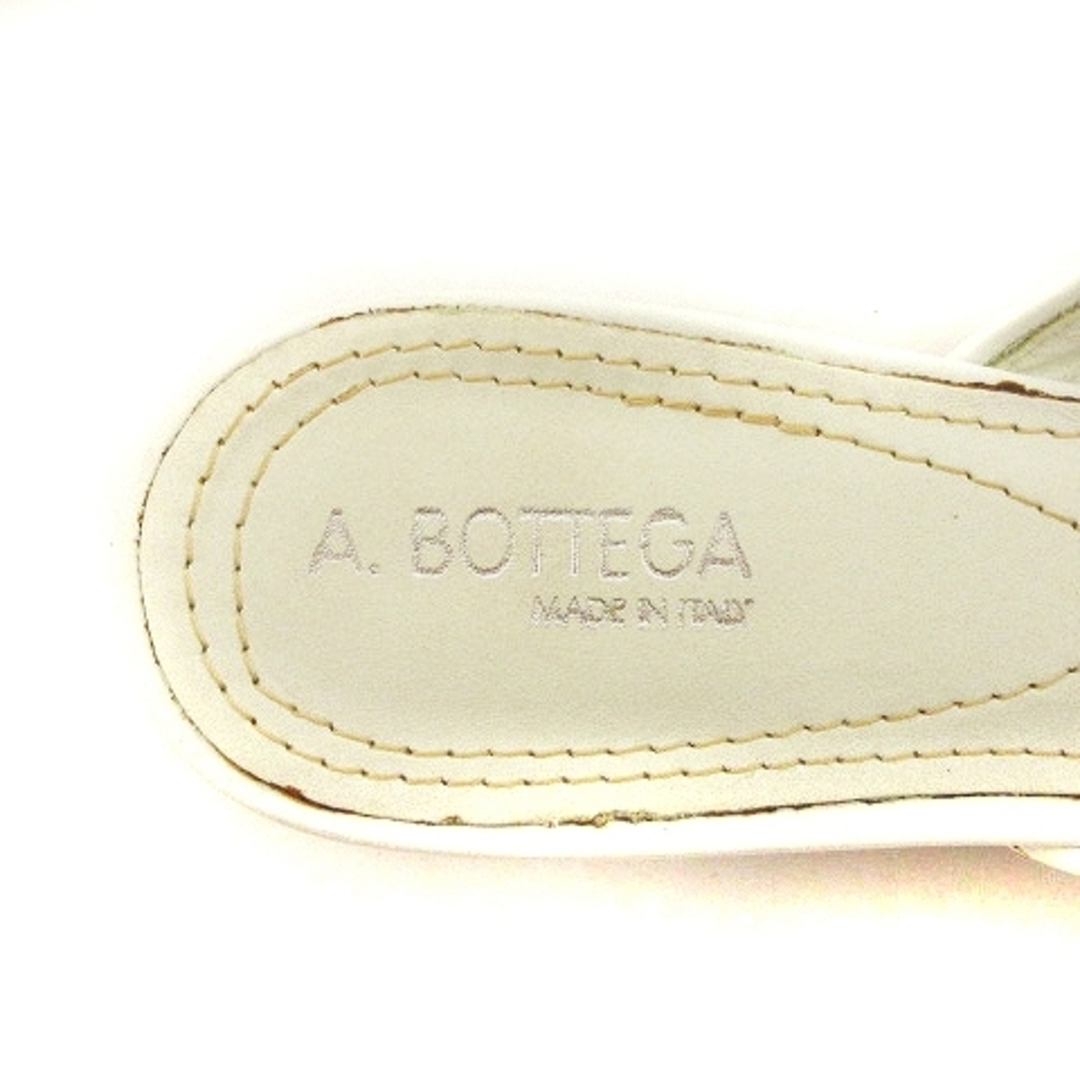 other(アザー)のA BOTTEGA パンプス ミュール 白 35 22cm位 ■RF レディースの靴/シューズ(ミュール)の商品写真