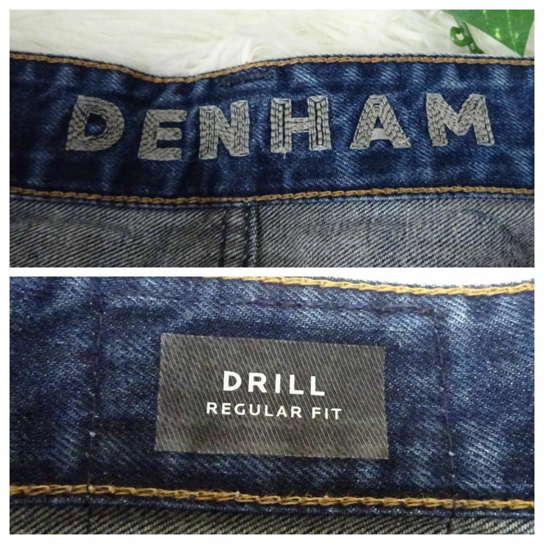 DENHAM(デンハム)のDENHAM　デンハム　DRILL　ユーズド加工レギュラーフィットデニム　32 メンズのパンツ(デニム/ジーンズ)の商品写真