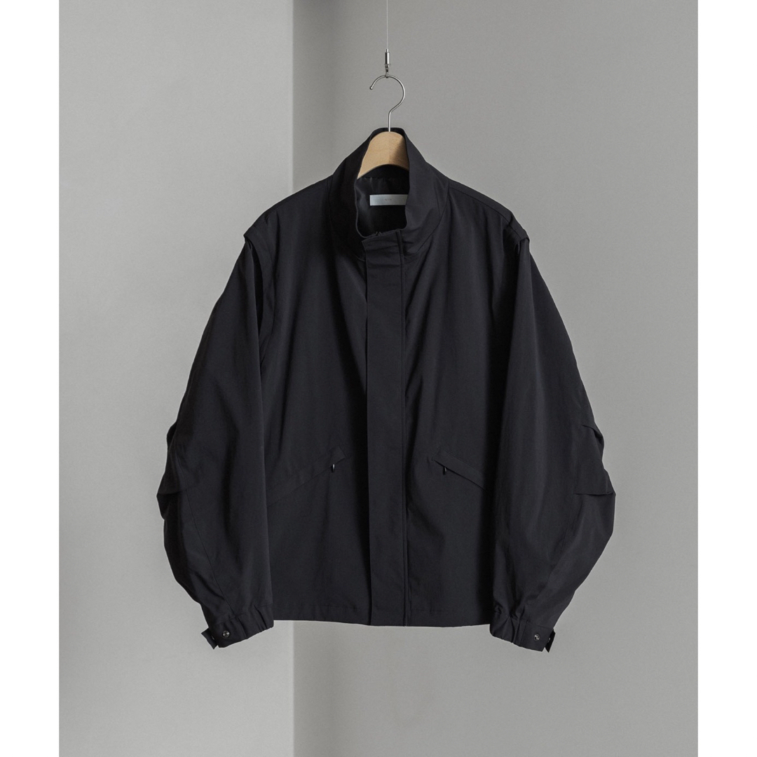 MINIMAL 2WAY TRACK ZIP BLOUSON（BLACK） メンズのジャケット/アウター(ブルゾン)の商品写真