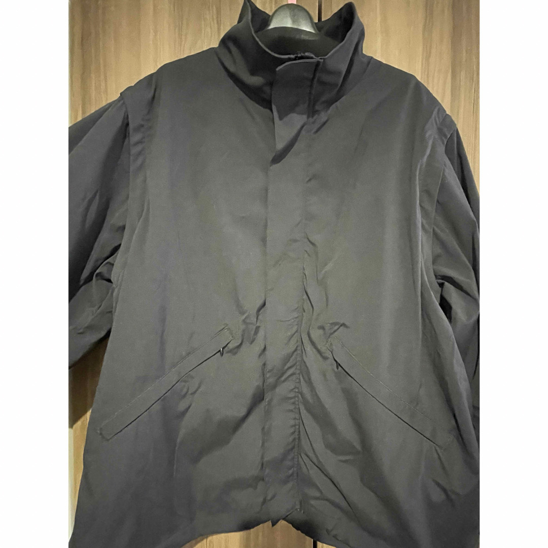 MINIMAL 2WAY TRACK ZIP BLOUSON（BLACK） メンズのジャケット/アウター(ブルゾン)の商品写真