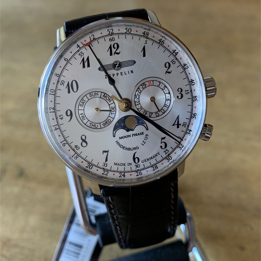 新品✨ツェッペリン ZEPPELIN クオーツ 腕時計 7036-1 ブラック