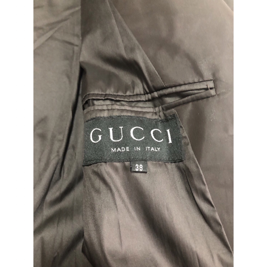 Gucci(グッチ)のGUCCI グッチ　トレンチコート　38サイズ　グッチジャパン製　男女兼用 レディースのジャケット/アウター(トレンチコート)の商品写真