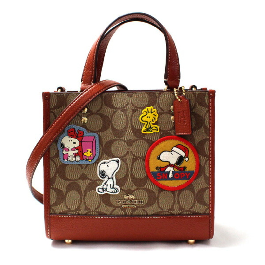 COACH - COACH コーチ COACH X PEANUTS デンプシー トート 22