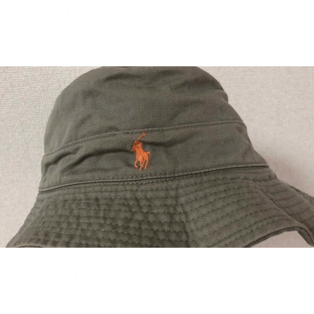 POLO RALPH LAUREN(ポロラルフローレン)の期間限定値下　RALPH LAUREN UVカット撥水加工済 POLO バケハ レディースの帽子(その他)の商品写真