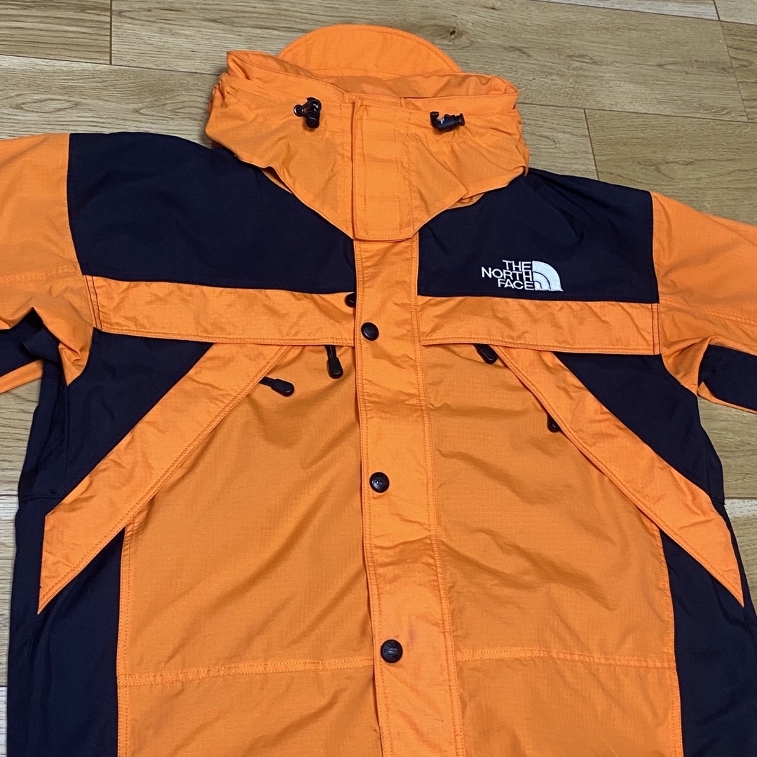 希少☆north face ノースフェイス ナイロンジャケット オレンジ LLメンズ