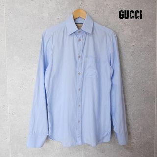 グッチ ブルー シャツ(メンズ)の通販 93点 | Gucciのメンズを買うなら