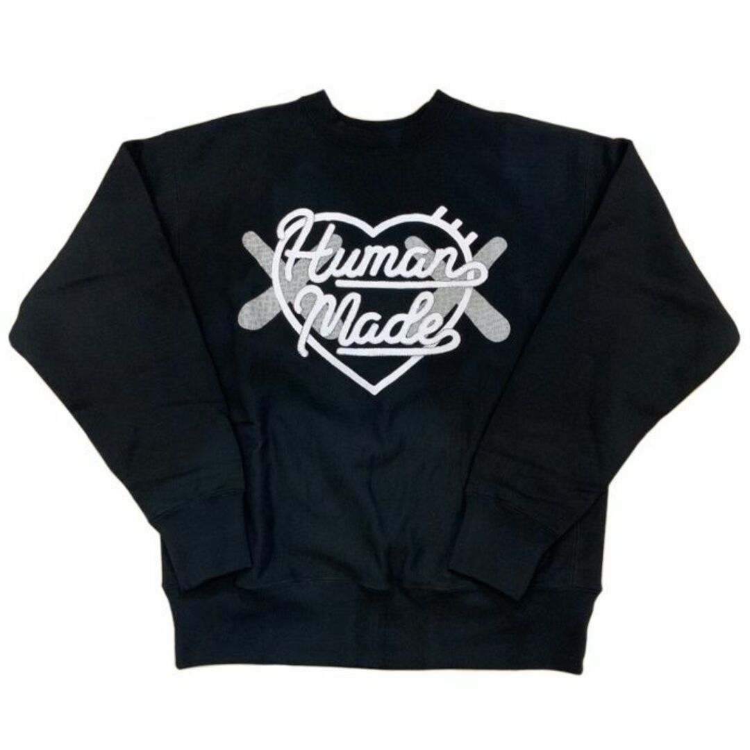 状態新品未使用国内正規品23AW Human Made × KAWS KAWS MADE SWEATSHIRT 黒 XL