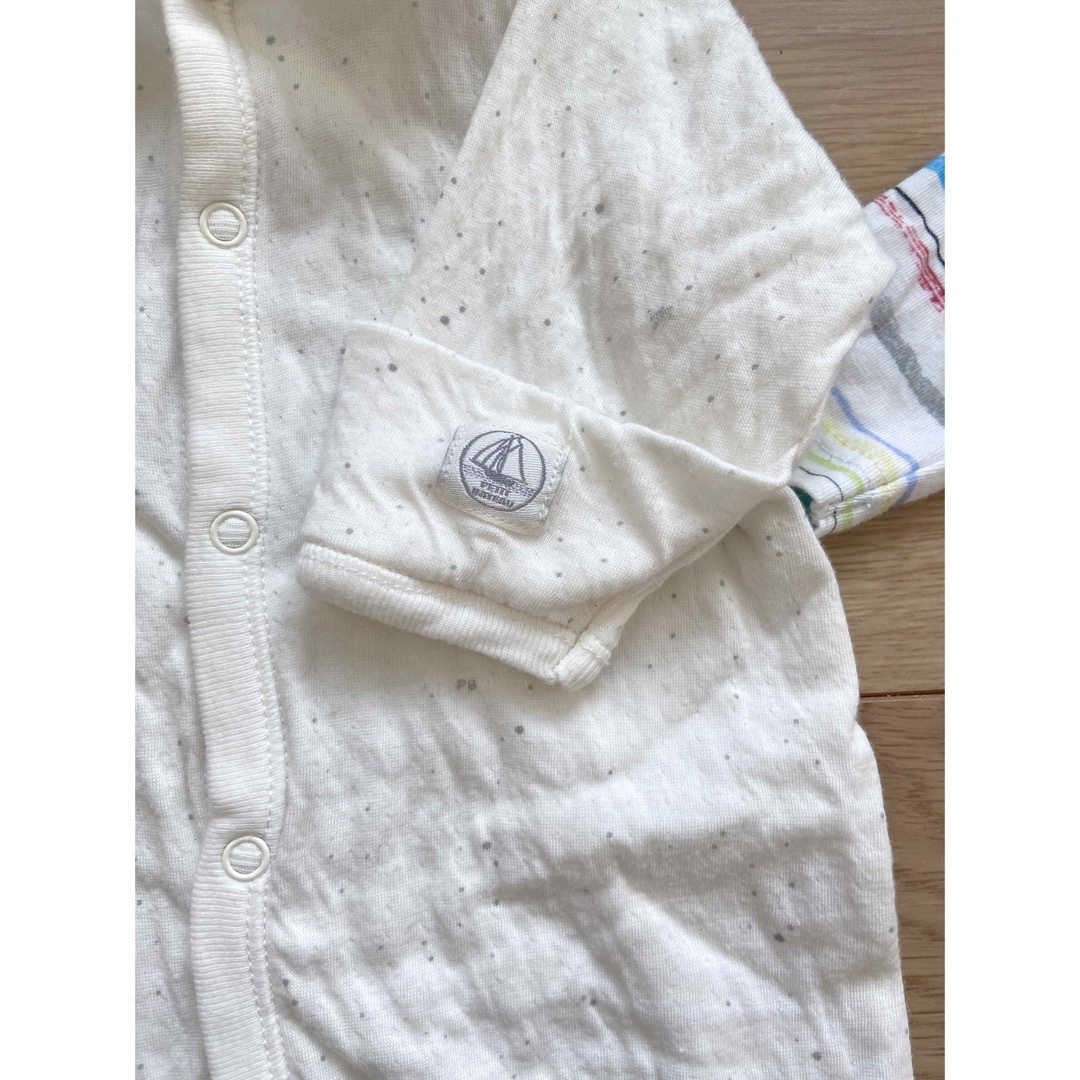 PETIT BATEAU(プチバトー)のプチバトー　PETIT BATEAU ポールスミス　ロンパース　カバーオール キッズ/ベビー/マタニティのベビー服(~85cm)(ロンパース)の商品写真