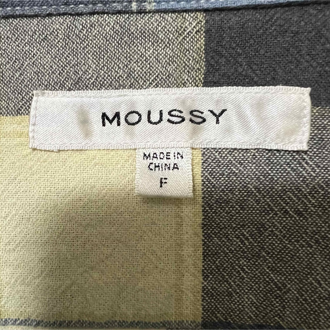 moussy(マウジー)の【MOUSSY(マウジー)】OPEN COLLAR CHECK SHIRT レディースのトップス(Tシャツ(長袖/七分))の商品写真