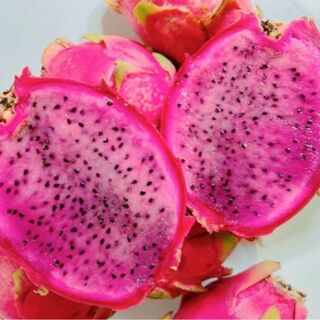 ちょこっとお試しに！甘くて美味しい！沖縄産ピンクドラゴンフルーツ農薬不使用！！(フルーツ)