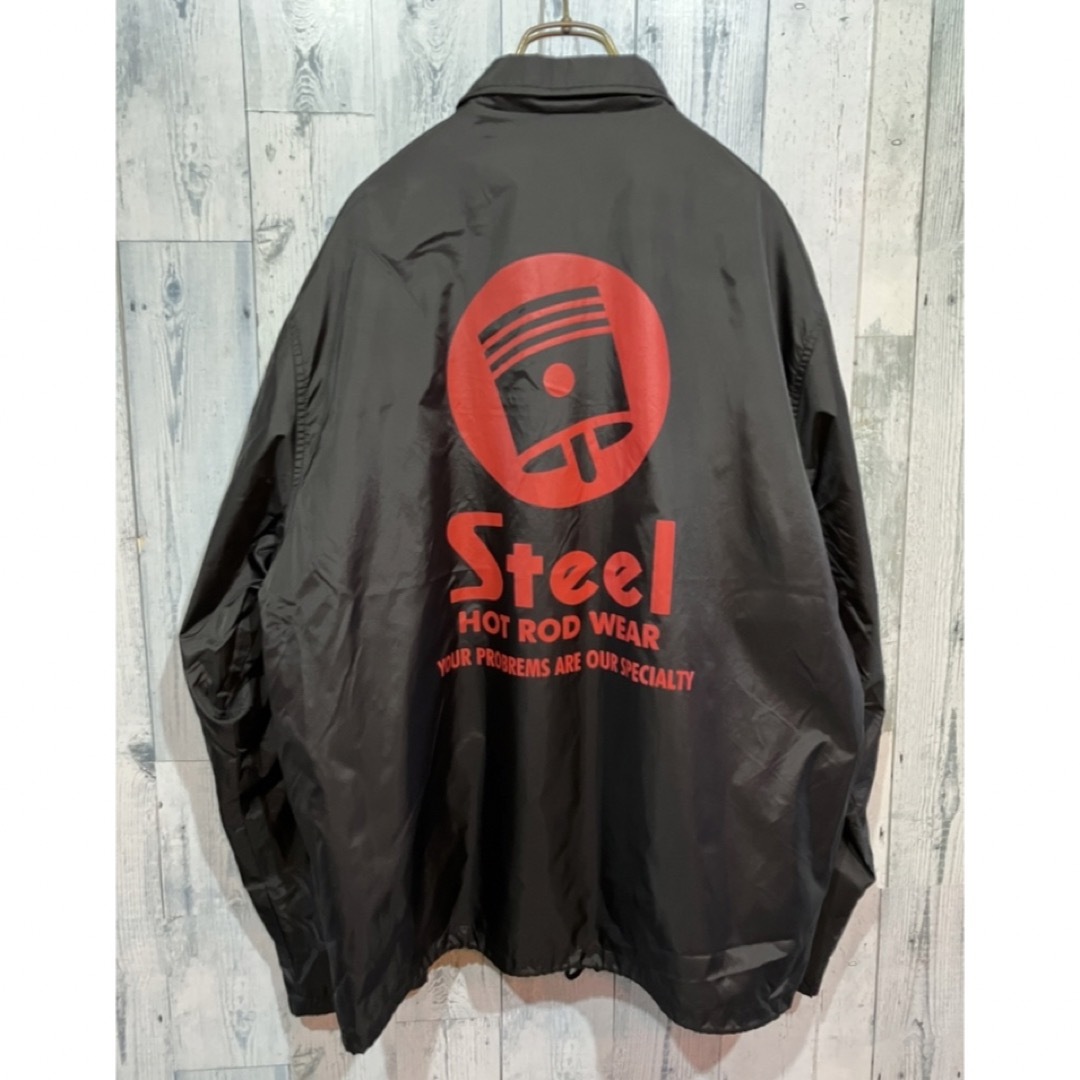 STEEL HOT ROD WEAR ホットロッドウエア裏ボア コーチジャケットナイロンジャケット