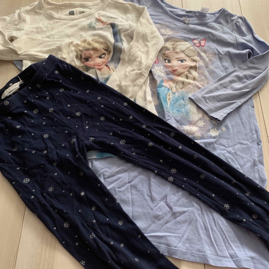 GAP Kids(ギャップキッズ)のgap H&M アナ雪　パジャマ キッズ/ベビー/マタニティのキッズ服女の子用(90cm~)(パジャマ)の商品写真