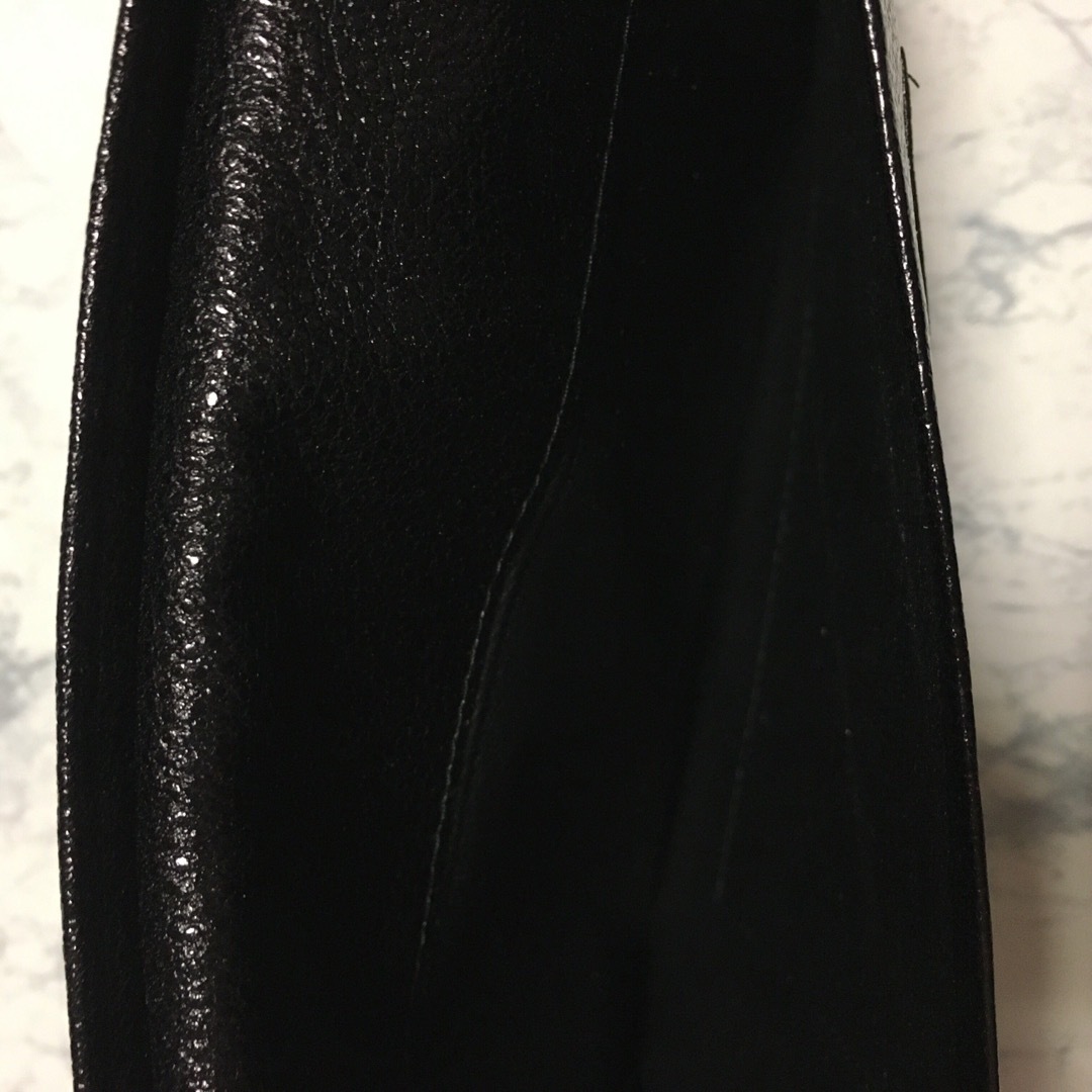 celine - 【美品】CELINE セリーヌ ロゴ刻印 長財布 札入れ メンズ