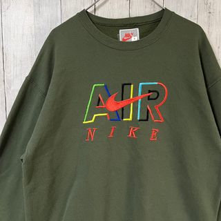 NIKE ナイキ スウェット XL 刺繍ロゴ センターロゴ 90s AIR