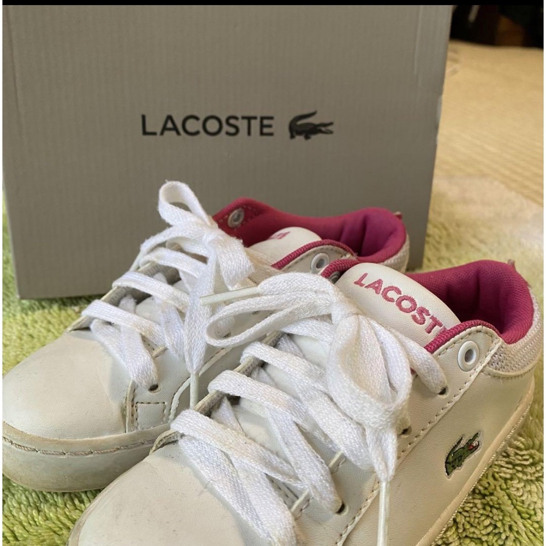 LACOSTE(ラコステ)のラコステ スニーカー 17cm キッズ/ベビー/マタニティのキッズ靴/シューズ(15cm~)(スニーカー)の商品写真