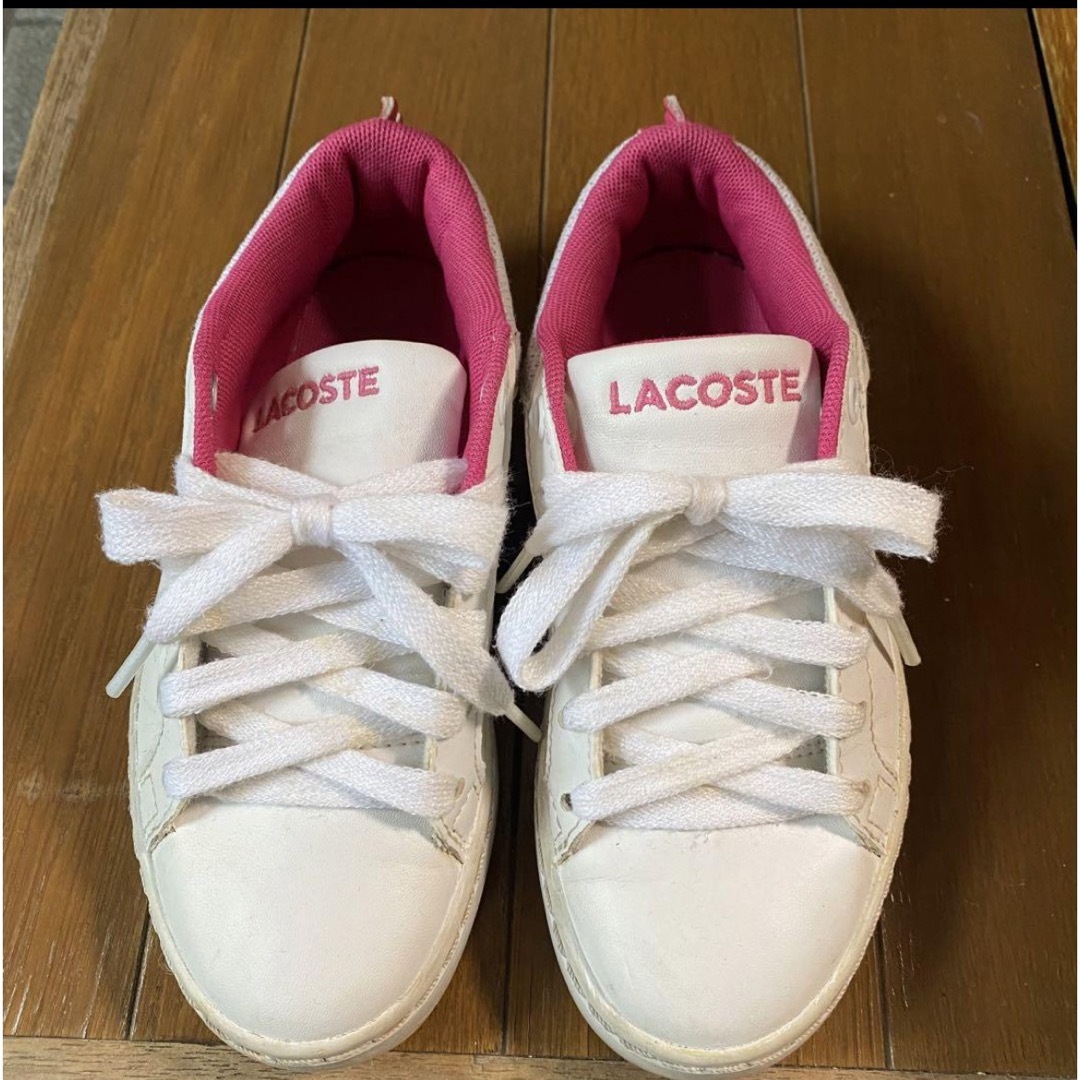 LACOSTE(ラコステ)のラコステ スニーカー 17cm キッズ/ベビー/マタニティのキッズ靴/シューズ(15cm~)(スニーカー)の商品写真