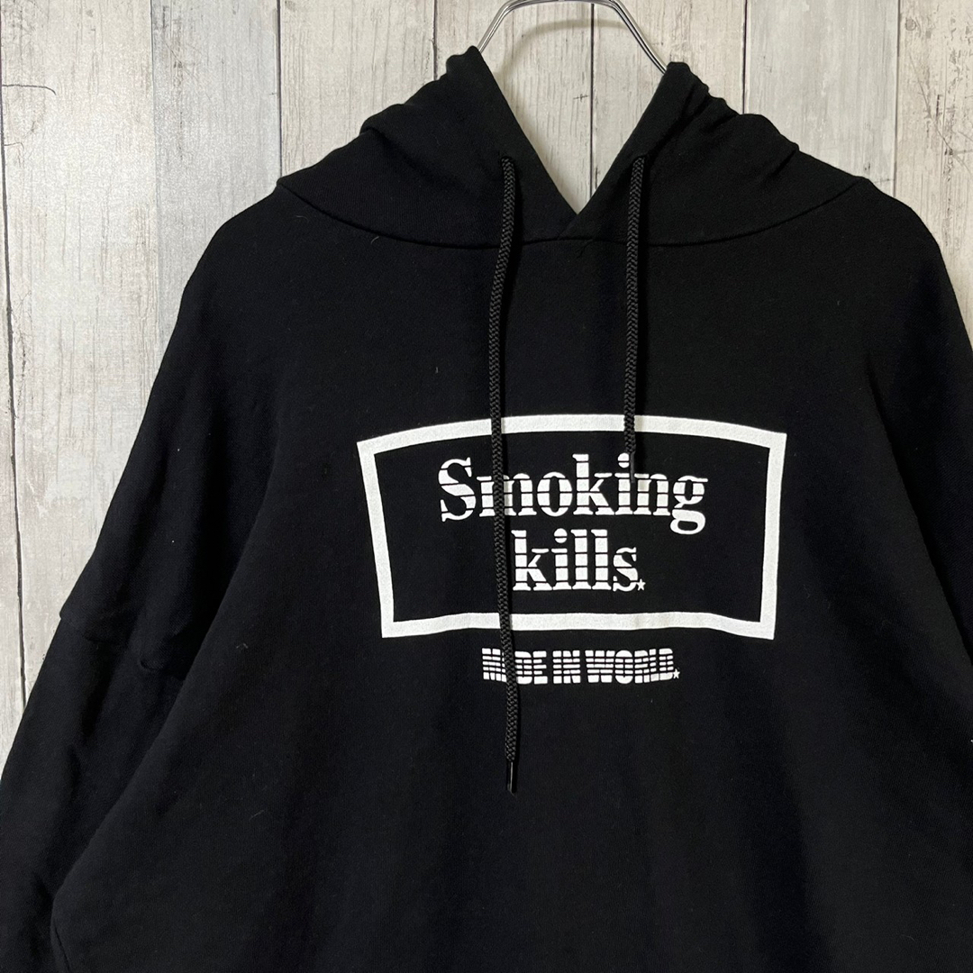 【希少✨】FR2 エフアールツー Smoking killsロゴ パーカー XL