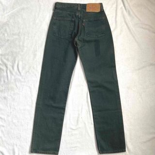 リーバイス(Levi's)の90s USA製 Levi's リーバイス 501 グリーン 緑 デニムパンツ(デニム/ジーンズ)