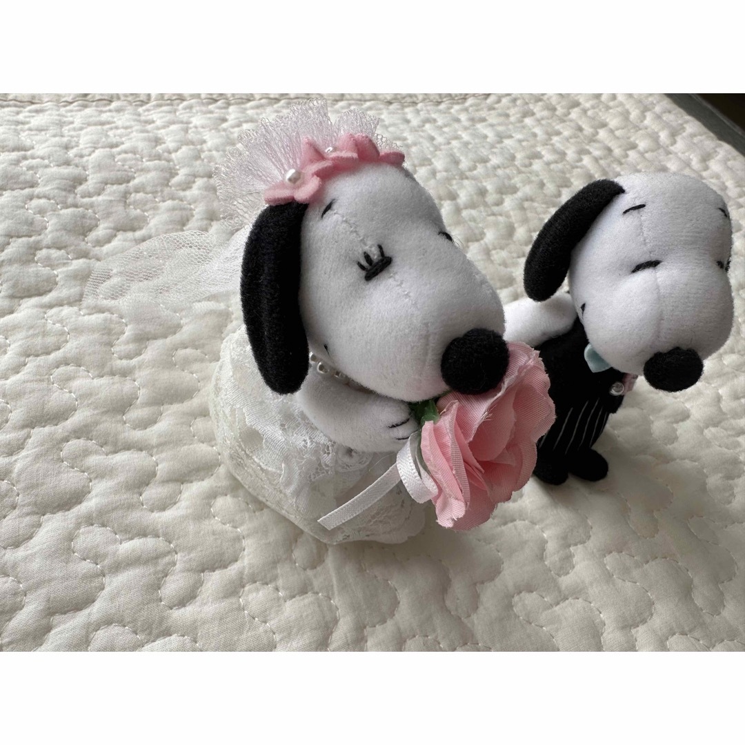 SNOOPY(スヌーピー)のスヌーピー　ウェディングドール　ウェルカムドール エンタメ/ホビーのおもちゃ/ぬいぐるみ(ぬいぐるみ)の商品写真