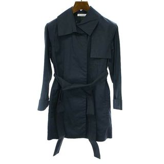 ジルサンダー(Jil Sander)のJIL SANDER ジルサンダー 18SS コットントレンチコート ネイビー 32(トレンチコート)