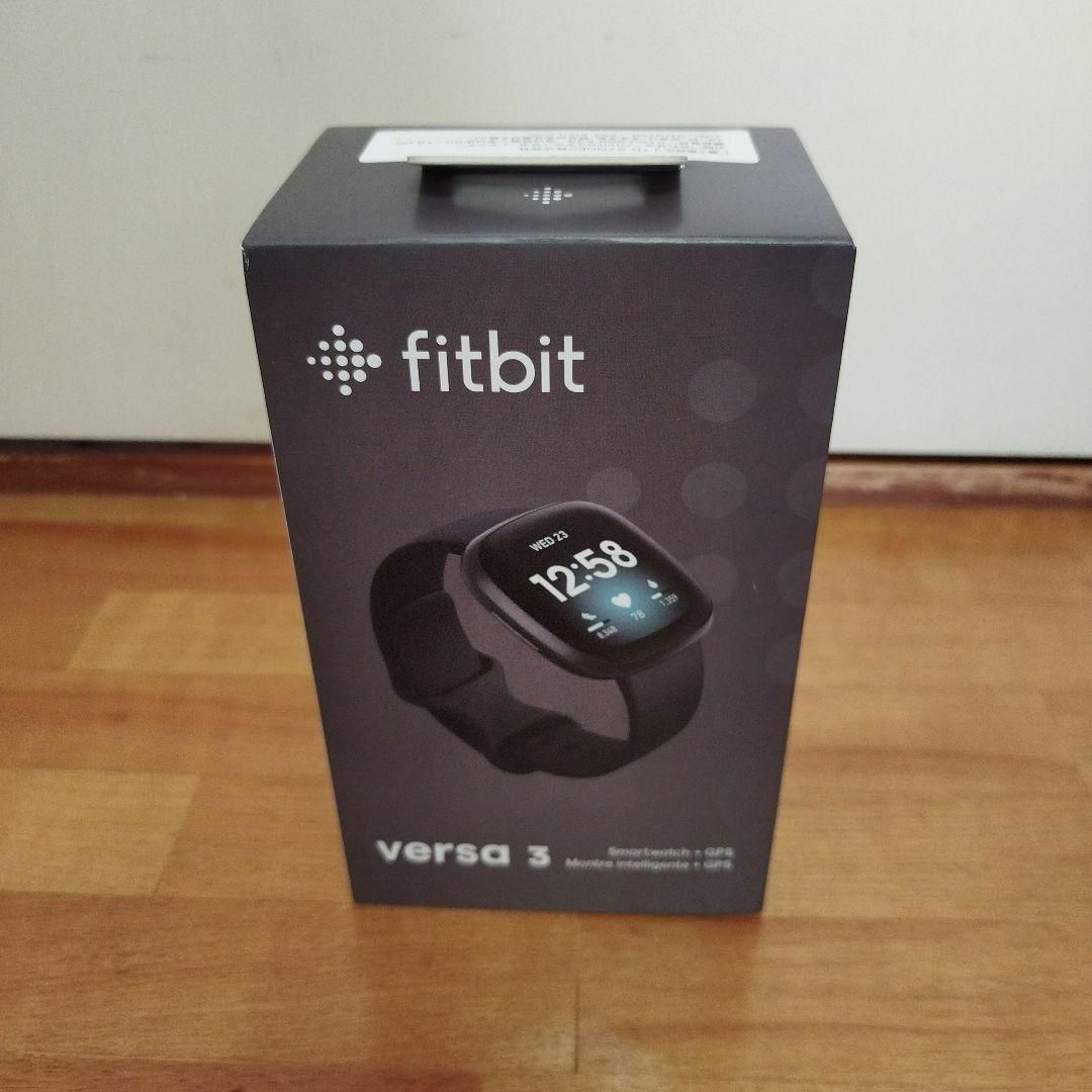 Fitbit Versa3 FB511BKBK-FRCJK GPS搭載