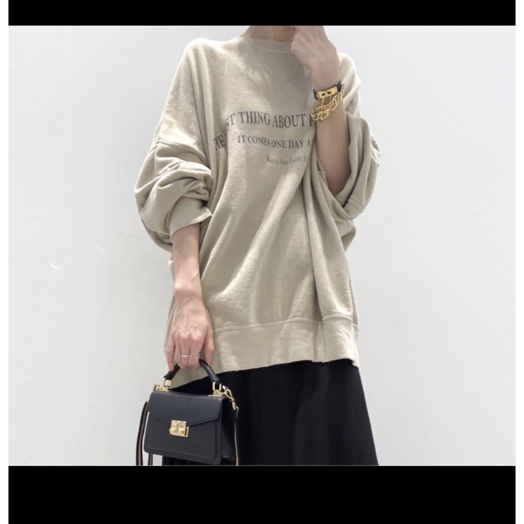 L'Appartement DEUXIEME CLASSE(アパルトモンドゥーズィエムクラス)のアパルトモンR JUBILEE Basic Sweat Print Shirts レディースのトップス(トレーナー/スウェット)の商品写真