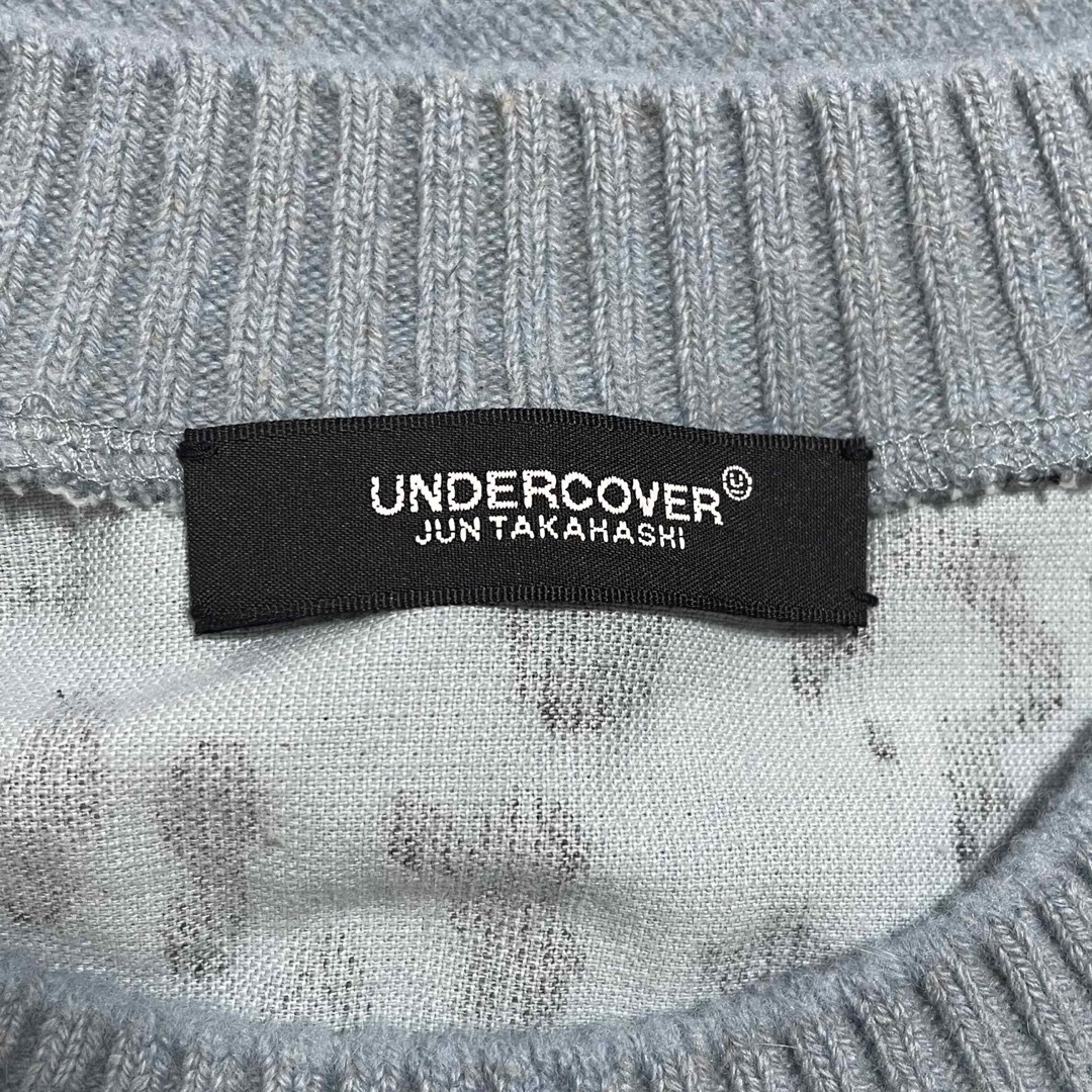 UNDER COVER レオパード柄オーバーサイズニット