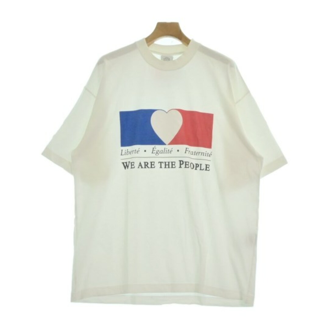 VETEMENTS(ヴェトモン)のVETEMENTS ヴェトモン Tシャツ・カットソー S 白 【古着】【中古】 メンズのトップス(Tシャツ/カットソー(半袖/袖なし))の商品写真