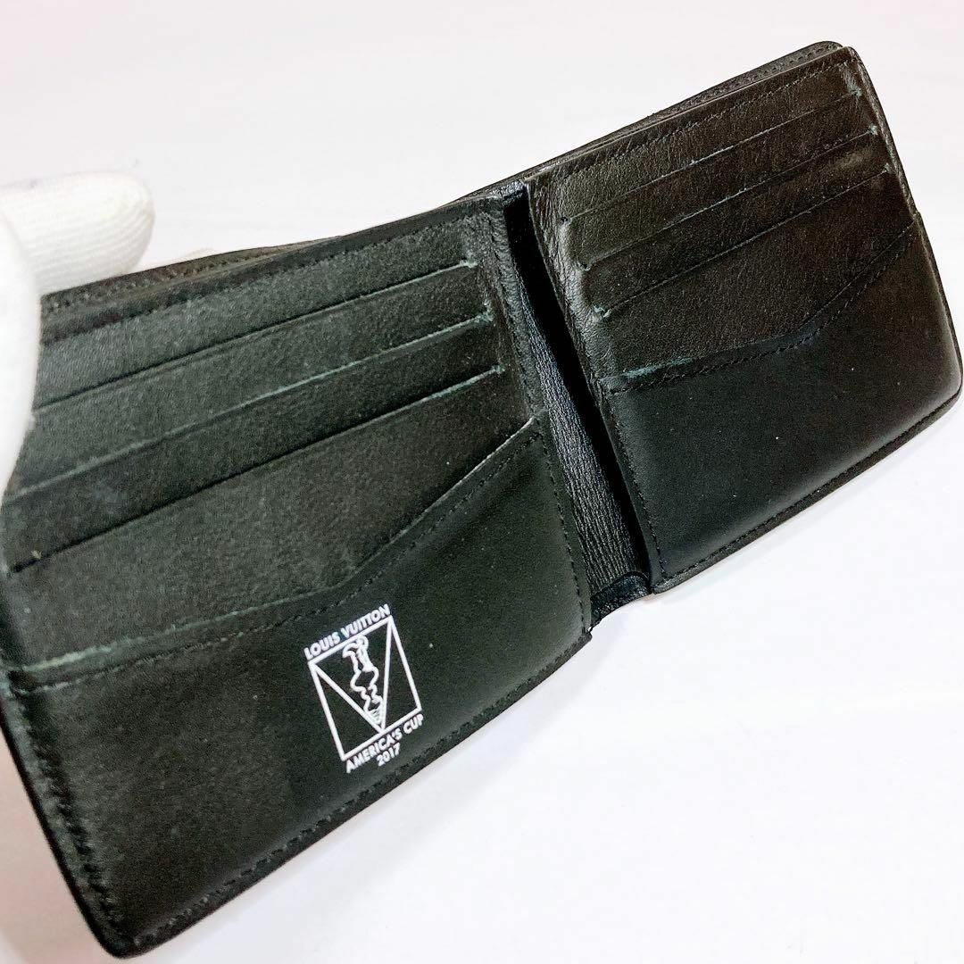 LOUIS VUITTON(ルイヴィトン)の607 ダミエコバルト　ダミエグラフィット　黒　折り財布　アメリカズカップ メンズのファッション小物(折り財布)の商品写真