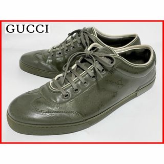 グッチ(Gucci)のグッチ 9≒27.5cm程度 スニーカー ダークグリーン系 D(スニーカー)