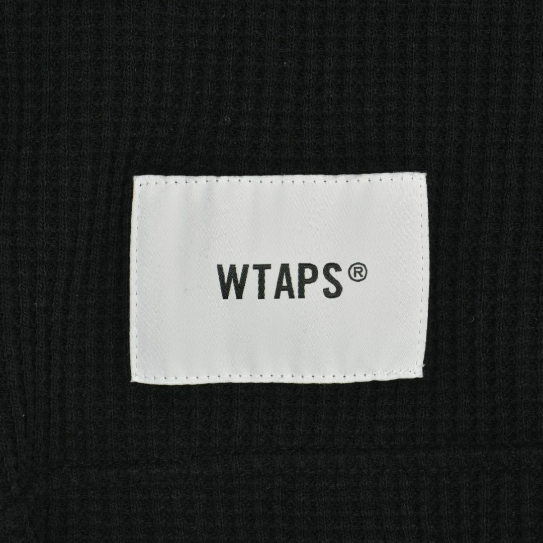 【新品】wtaps 23AW WAFFLE 01 LS ブラック Sサイズ