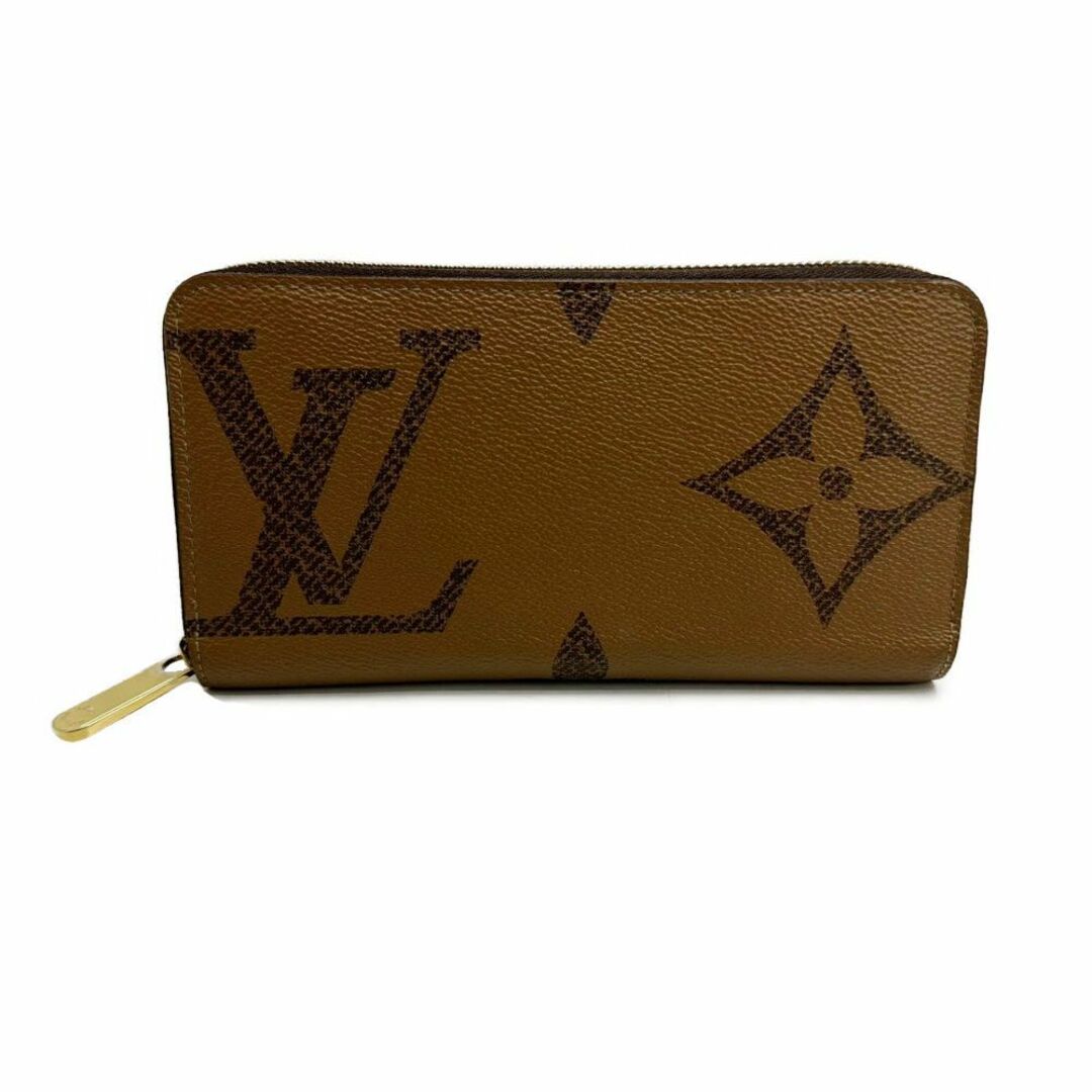 ルイヴィトン LOUIS VUITTON 長財布
 モノグラムジャイアントリバース ジッピーウォレット ラウンドファスナー M69353 ブラウン