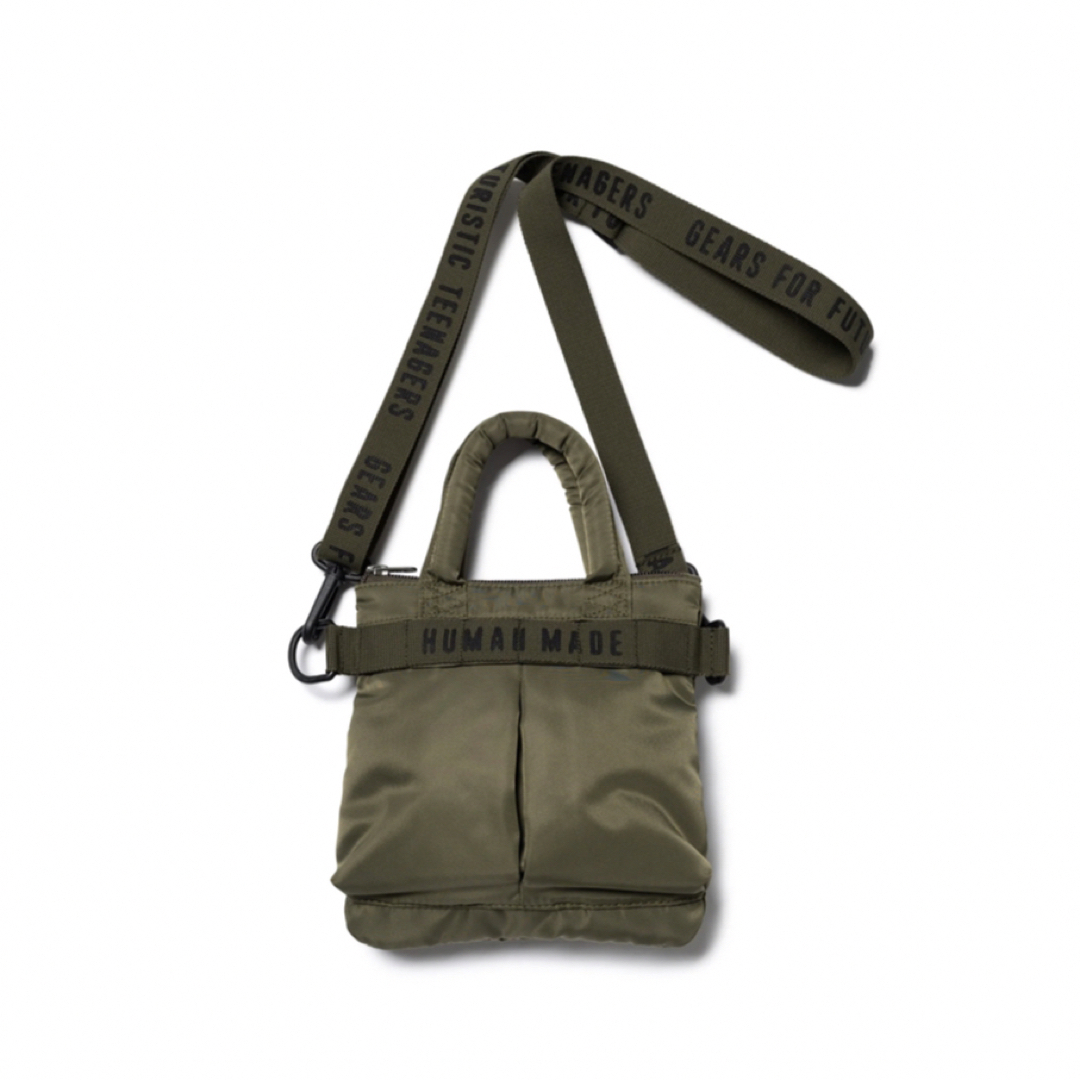 HUMAN MADE - HUMAN MADE 2023FW MINI HELMET BAG OLIVEの通販 HUMAN MADE - HUMAN MADE 2023FW MINI HELMET BAG OLIVEの通販